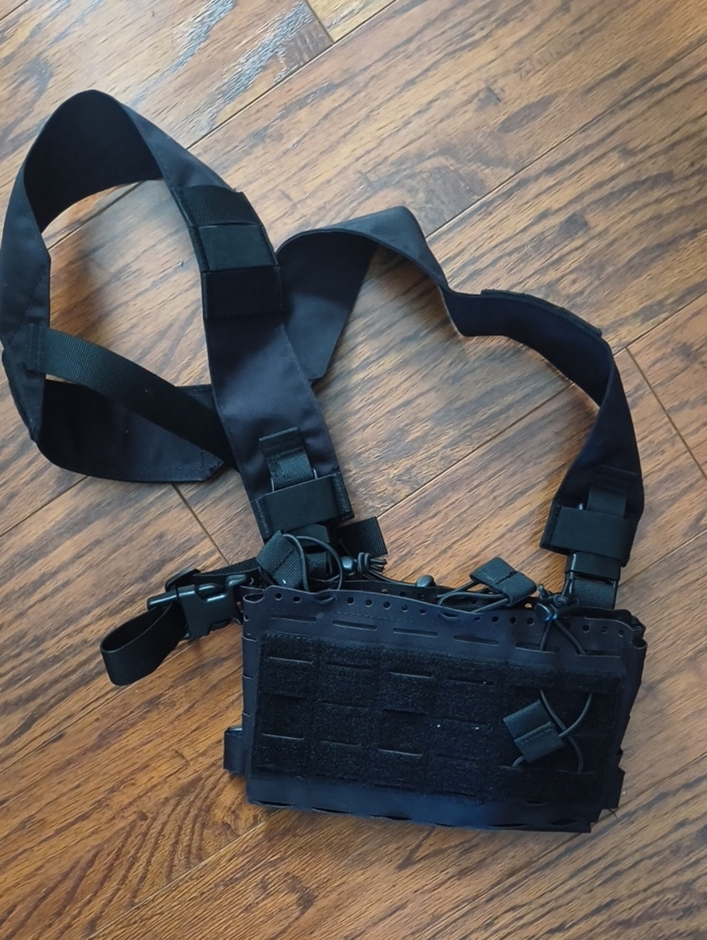 Tactical Chest Rig Panel - Black